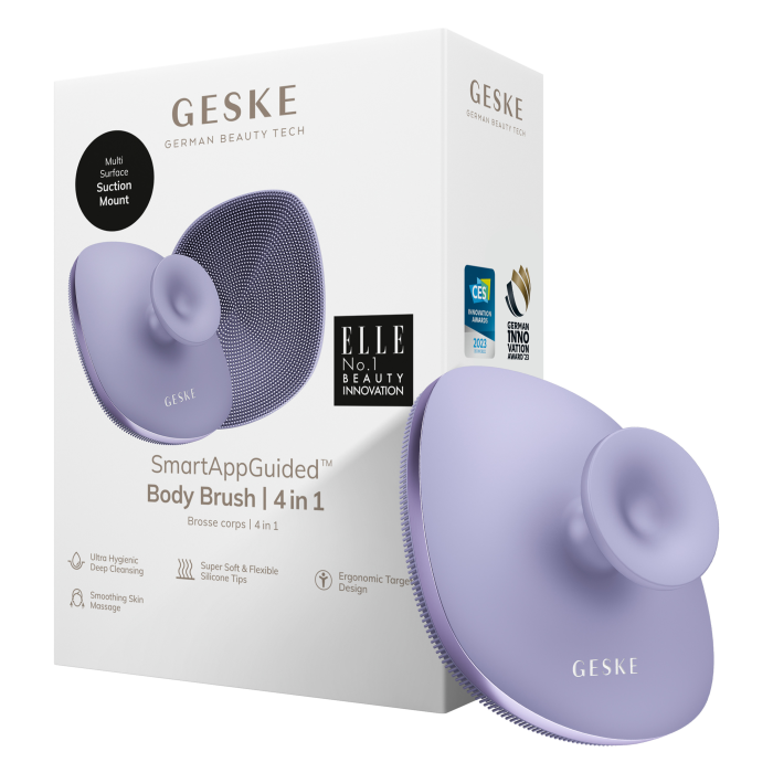 Щітка для тіла GESKE Body Brush 4в1 purple