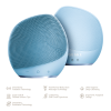 Ультразвукова щітка для тіла та інтенсивний пілінг GESKE Sonic Body Brush&Intensive Exfoliator 7в1 aquamarine