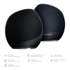 Ультразвукова щітка для тіла та інтенсивний пілінг GESKE Sonic Body Brush&Intensive Exfoliator 7в1 black