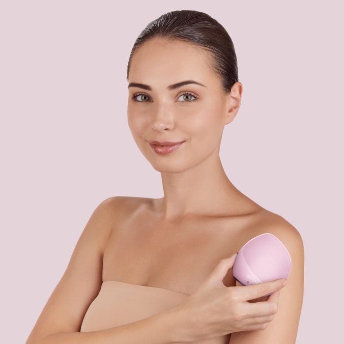 Ультразвукова щітка для тіла та інтенсивний пілінг GESKE Sonic Body Brush&Intensive Exfoliator 7в1 pink