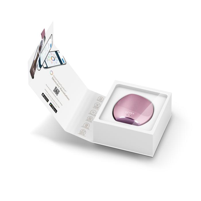 Ультразвукова щітка для тіла та інтенсивний пілінг GESKE Sonic Body Brush&Intensive Exfoliator 7в1 pink