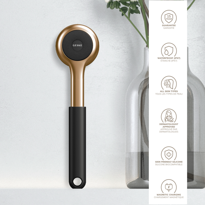 Ультразвукова щітка для всього тіла GESKE Sonic Full-Body Brush&Intensive Exfoliator 8в1 gray