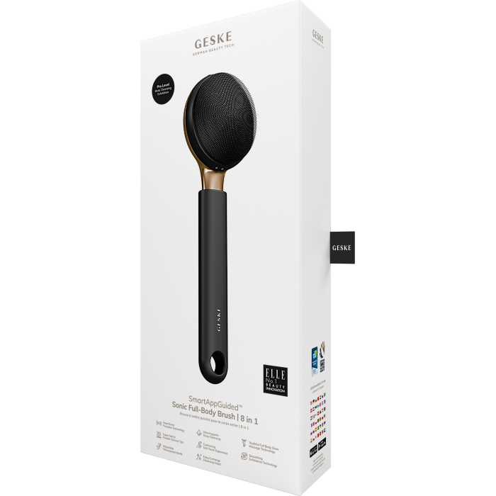 Ультразвукова щітка для всього тіла GESKE Sonic Full-Body Brush&Intensive Exfoliator 8в1 gray