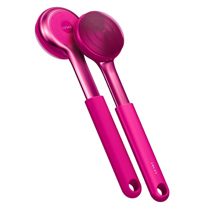Ультразвукова щітка для всього тіла GESKE Sonic Full-Body Brush&Intensive Exfoliator 8в1 magenta
