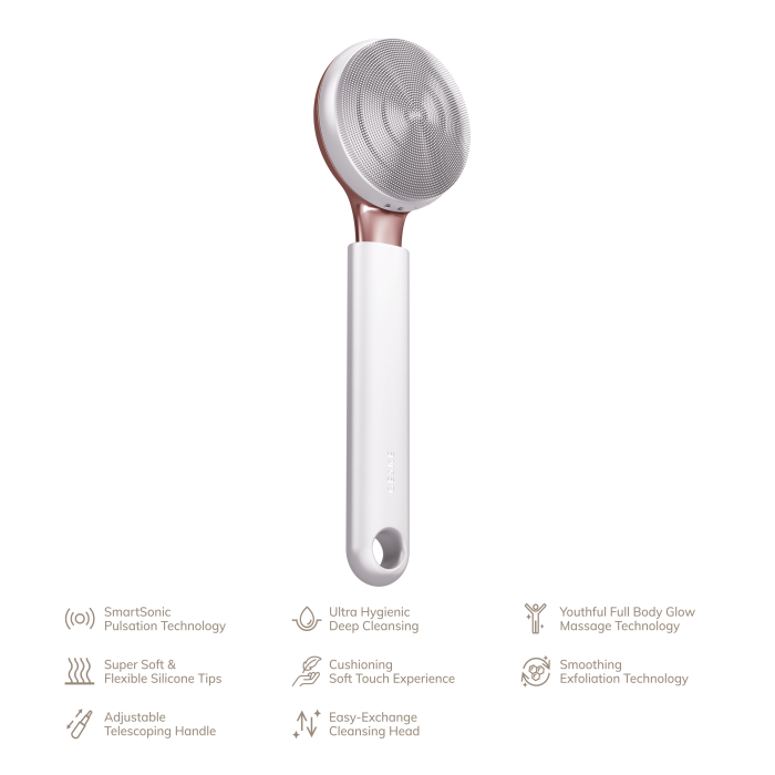 Ультразвукова щітка для всього тіла GESKE Sonic Full-Body Brush&Intensive Exfoliator 8в1 starlight