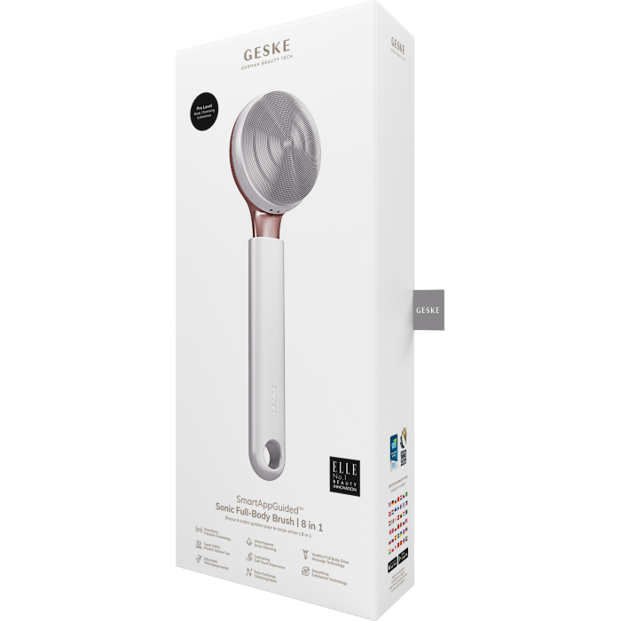 Ультразвукова щітка для всього тіла GESKE Sonic Full-Body Brush&Intensive Exfoliator 8в1 starlight
