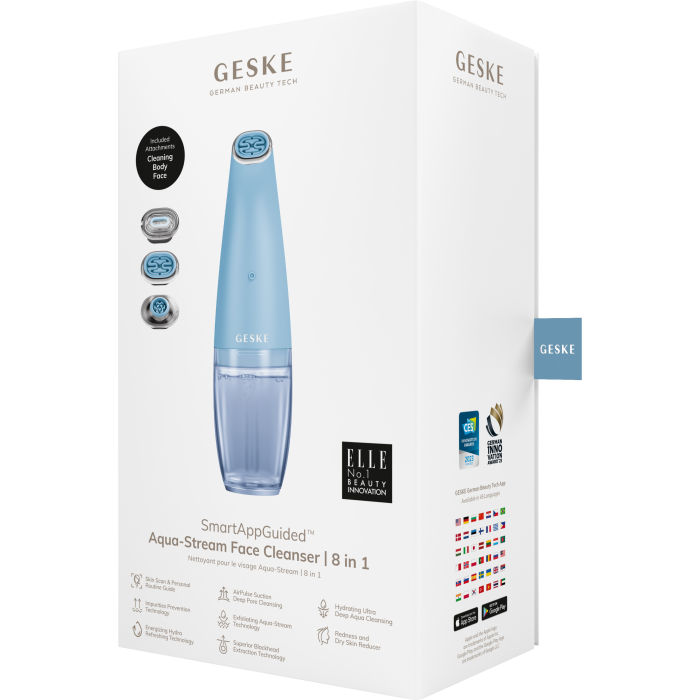 Очищуючий засіб для обличчя GESKE Aqua-Stream Face Cleanser 8в1 aquamarine