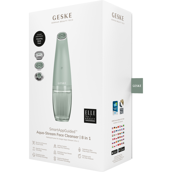 Очищуючий засіб для обличчя GESKE Aqua-Stream Face Cleanser 8в1 green