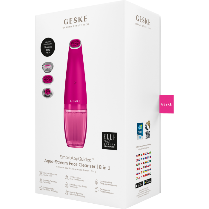 Очищуючий засіб для обличчя GESKE Aqua-Stream Face Cleanser 8в1 magenta