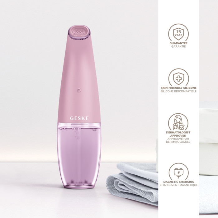 Очищуючий засіб для обличчя GESKE Aqua-Stream Face Cleanser 8в1 pink