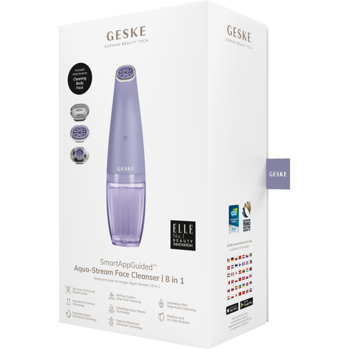Очищуючий засіб для обличчя GESKE Aqua-Stream Face Cleanser 8в1 purple