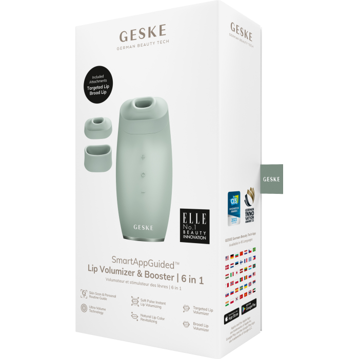 Пристрій для збільшення об'єму губ GESKE Lip Volumizer&Booster 6в1 green