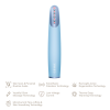 Пристрій для зміцнення і тонізації шкіри обличчя GESKE Skin Firming Wand 7в1 aquamarine
