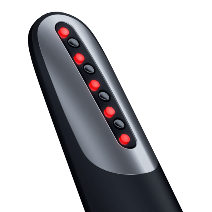 Пристрій для зміцнення і тонізації шкіри обличчя GESKE Skin Firming Wand 7в1 black