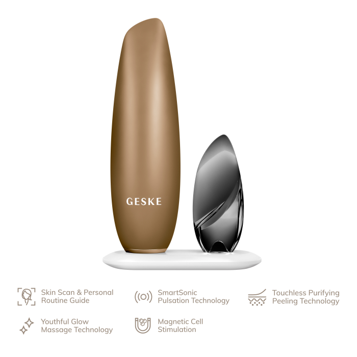 Безконтактна магнітна пілінг-маска GESKE Touchless Magnetic Peeling Mask 5в1 gray