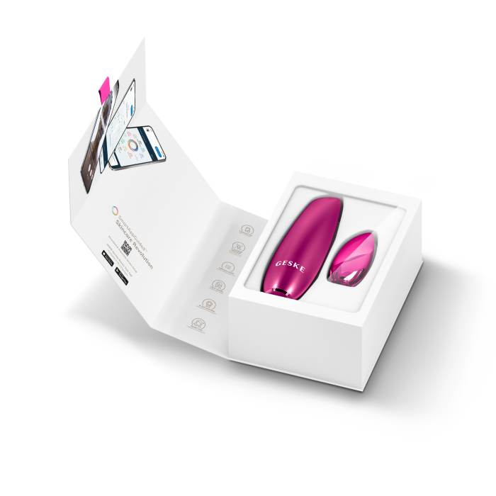 Безконтактна магнітна пілінг-маска GESKE Touchless Magnetic Peeling Mask 5в1 magenta