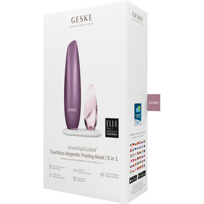 Безконтактна магнітна пілінг-маска GESKE Touchless Magnetic Peeling Mask 5в1 pink