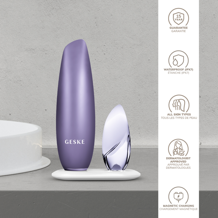 Безконтактна магнітна пілінг-маска GESKE Touchless Magnetic Peeling Mask 5в1 purple