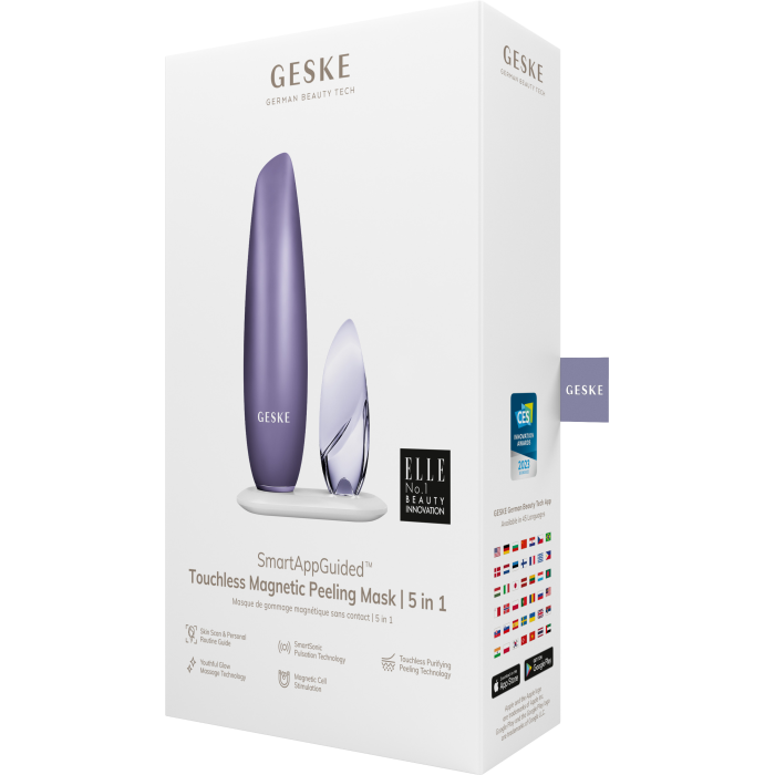 Безконтактна магнітна пілінг-маска GESKE Touchless Magnetic Peeling Mask 5в1 purple