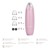 Мікродермабразійний пристрій для видалення чорних цяток GESKE MicroDermabrasion Blackhead Remover 7в1 pink