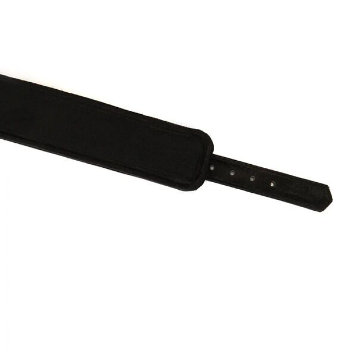 Нашийник з повідцем Liebe Seele Boudoir Amor Collar with Leash Black, три кільця