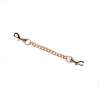 Поножі Liebe Seele Boudoir Amor Ankle Cuffs Black, знімний з’єднувальний ланцюжок