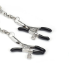 Затискачі для сосків із сердечком Liebe Seele Glow-in-dark Nipple Clamps Light Blue, світяться в темряві
