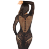 Сукня з довгим рукавом Leg Avenue Lace and Net Bodycon Gown One Size, Black