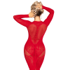 Сукня з довгим рукавом Leg Avenue Lace and Net Bodycon Gown One Size, Red