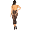 Сукня з відкритою спиною Leg Avenue Rhinestone Lace and Net Bodycon Dress One Size, Black