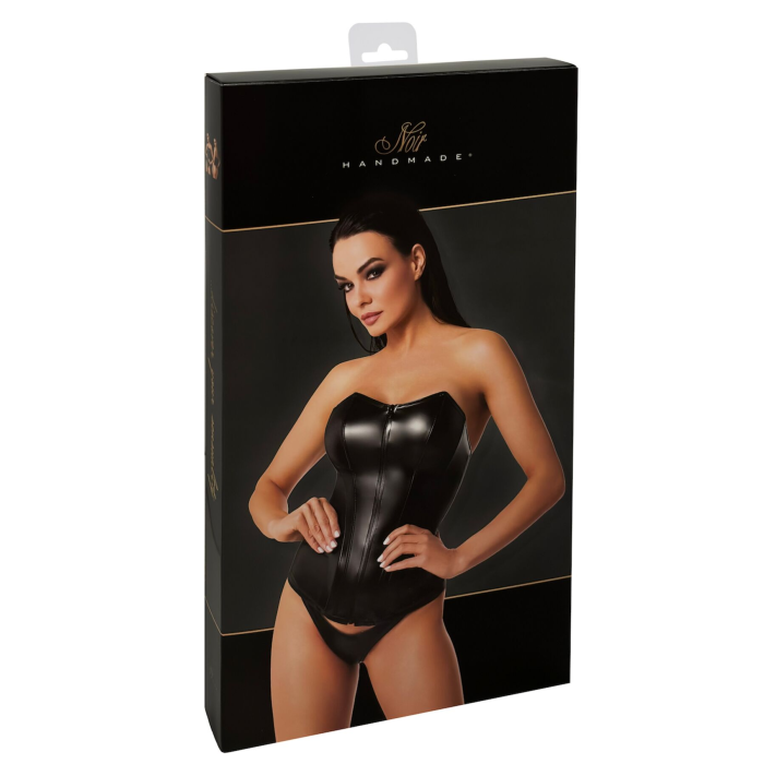 Корсет Noir Handmade F334 Powerwetlook corset - XXL