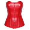 Корсет Noir Handmade F355 Red powerwetlook corset - S