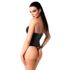 Корсет Noir Handmade F334 Powerwetlook corset - L