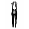 Комбінезон Noir Handmade F342 Powerwetlook and lace overall - M
