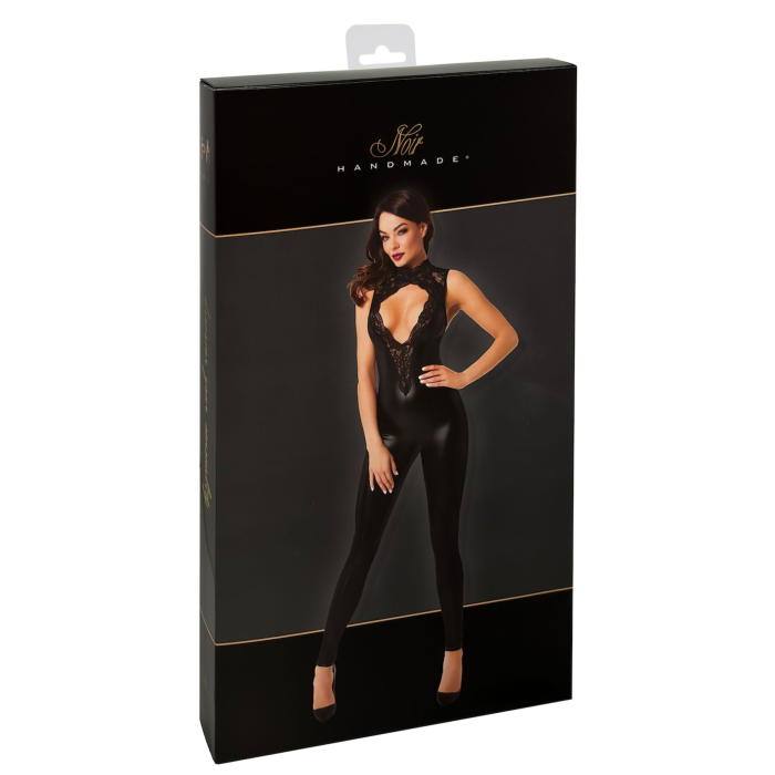 Комбінезон Noir Handmade F342 Powerwetlook and lace overall - M