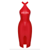 Сукня Noir Handmade F354 Red powerwetlook dress - XL