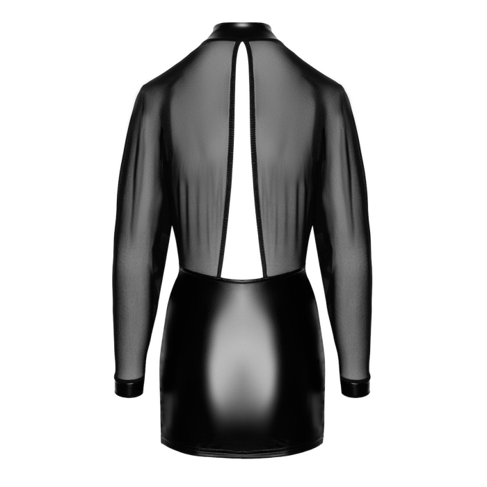 Сукня Noir Handmade F348 Powerwetlook and tulle dress - 6XL