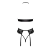 Комплект Kissable Bondage Kiss Set Black L/XL