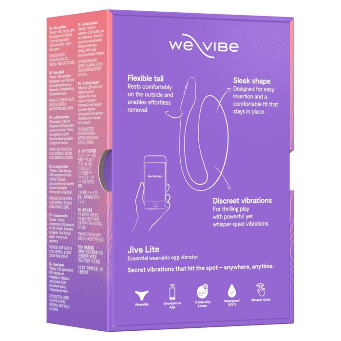 Смарт-віброяйце We-Vibe Jive Lite Purple, невеликий розмір