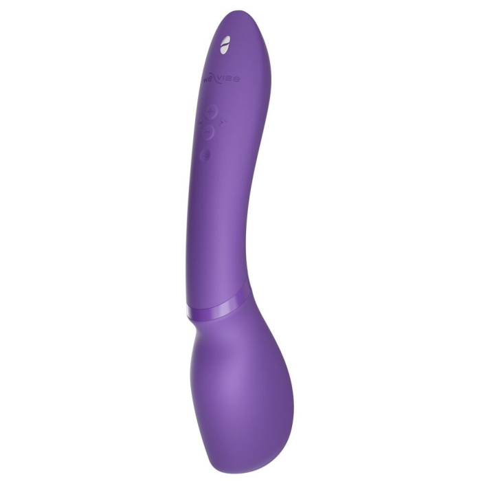 Смарт-вібромасажер We-Vibe Wand 2 Purple, дуже потужний, функція Smart Silence