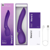 Смарт-вібромасажер We-Vibe Wand 2 Purple, дуже потужний, функція Smart Silence