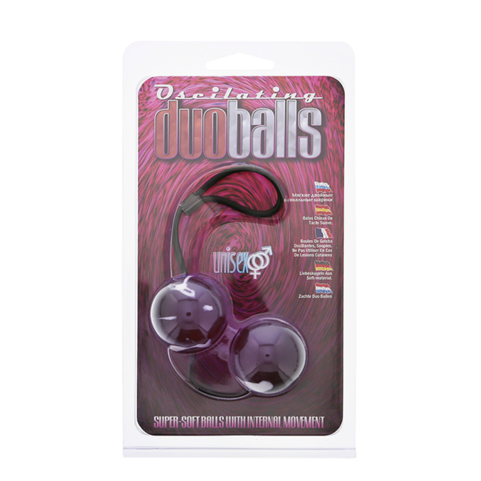 Вагінальні кульки Marbelized DUO BALLS, PURPLE