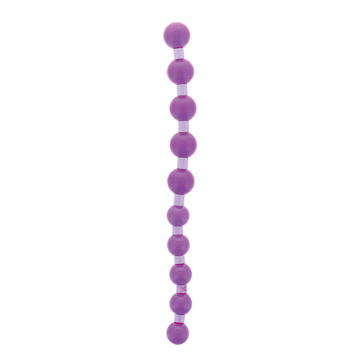 Анальний ланцюжок Jumbo Jelly Thai Beads Carded, LAVENDER