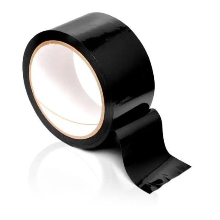 Стрічка для бондажу BONDAGE RIBBON 5CM/18MTR, BLACK