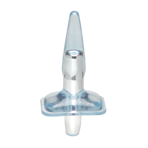 Плаг з вібрацією MENZSTUFF PURRFECT PLUG, CLEAR BLUE