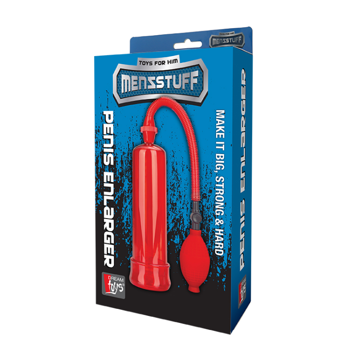 Вакуумна помпа MENZSTUFF penis ENLARGER, RED