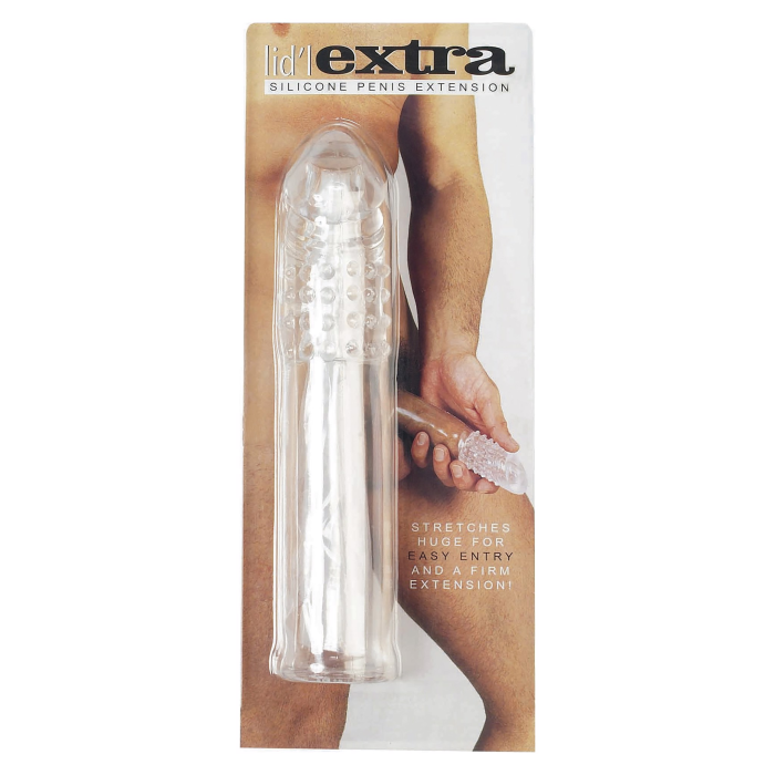 Насадка, що подовжує Seven Creations Lidl Extra Silicone Penis Extension прозора