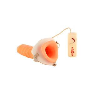 Вібромасажер з поясом Vibrating Hollow Extender Strap-On