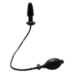 Анальна пробка з вібрацією та накачуванням Fanny Hill''s Black Buttplug