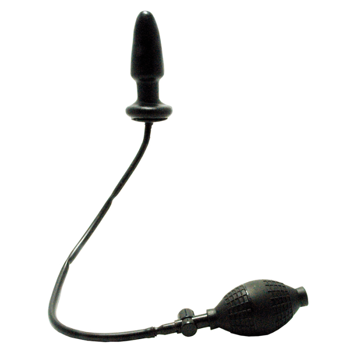 Анальна пробка з вібрацією та накачуванням Fanny Hill''s Black Buttplug